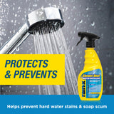 Rain-X 630542 Shower Door Water Repellent, Protects Glass Shower & Doors From Soap Residue And Hard Water Stains Leaving Your Bathroom Beautiful (Pack