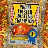 Master Basting Champion Trail Mix - Funny Meat Gifts for Mens Stockings - Turkey Baster Gag Gift for BBQ Lovers - Funny Food Gift for Grillers - Gift