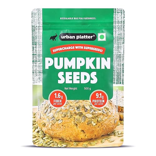 Urban Platter Raw Pumpkin Seeds, 400g [Raw, Heart-healthy, Gluten-free]