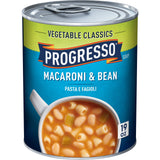 Progresso Vegetable Classics, Macaroni & Bean Canned Soup, 19 oz.