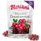 Mariani Organic Dried Cranberries, 30oz, Bulk Family Size Value Pack, Sweetened Organic Cranberries Dried Fruit, Vegan, Gluten-Free