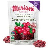 Mariani Organic Dried Cranberries, 30oz, Bulk Family Size Value Pack, Sweetened Organic Cranberries Dried Fruit, Vegan, Gluten-Free