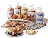 Wolferman's Super-Thick English Muffins, Multi-Grain Honey, Cinnamon Raisin, Blueberry, Cranberry Citrus, And Cherry Blossom, Breakfast Sandwiches