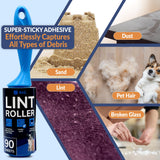 Reli. Lint Rollers for Pet Hair Extra Sticky, 540 Sheets Total [Refills] | Dog & Cat Hair Remover | 6 Refill Rolls, 90 Sheets Per Roll | Lint Remover