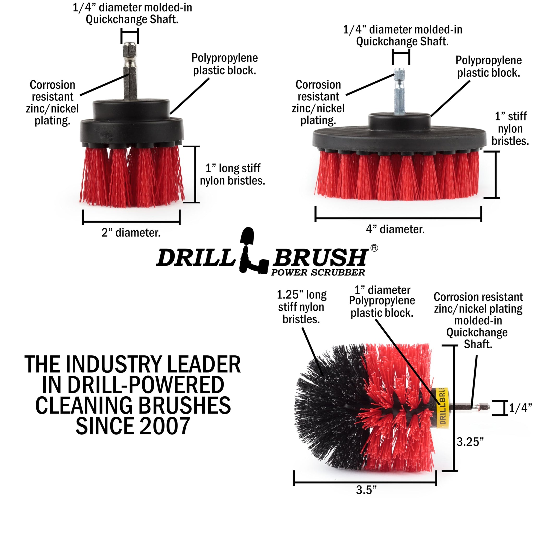 Heavy Duty Nylon Bristle Brush Cleaning Supplies with All Purpose Cleaner Paste, Lemon Lime Scented - Ideal for Deck, Patio, Home Siding, Outdoor