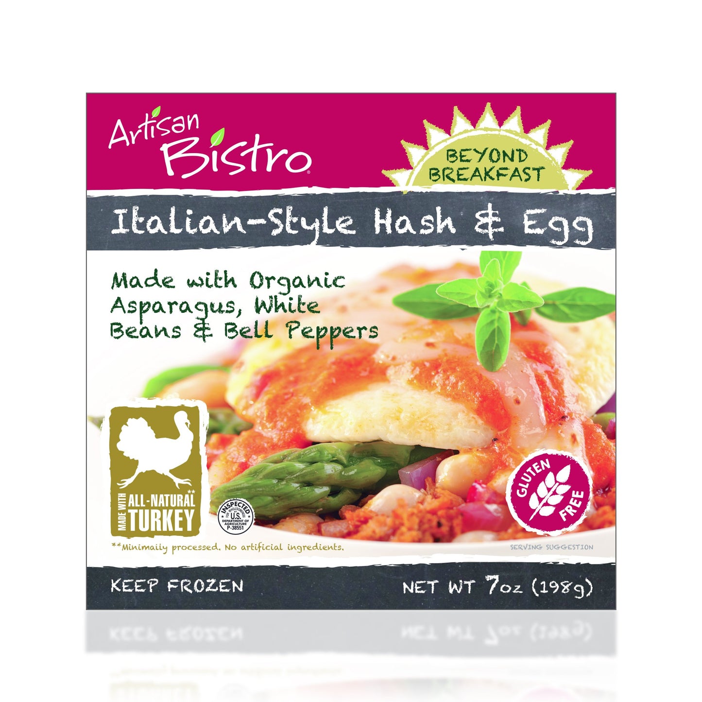 Artisan Bistro, Italian Style Hash and Egg, 7 oz (Frozen)