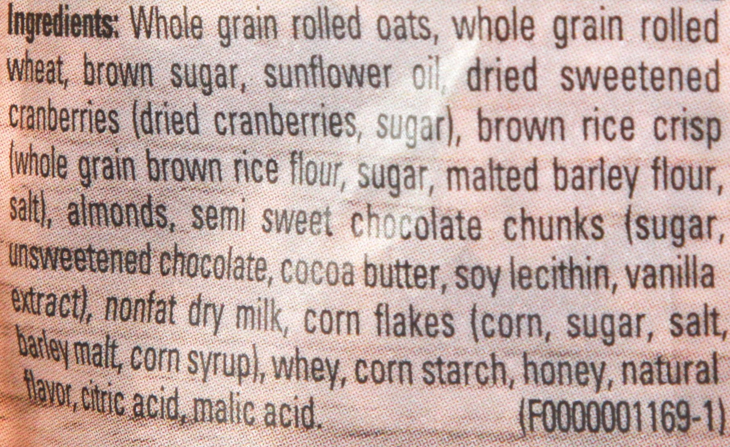 Quaker Real Medleys Breakfast Pouches Dark Chocolate Cran Almond, 11-Ounce (Pack of 6)