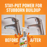 CLR Brands Calcium, Lime & Rust Remover with Cling, 22 oz. Spray Bottle, Adheres to Hard-to-Reach Surfaces, Blasts Calcium, Dissolves Lime Deposits
