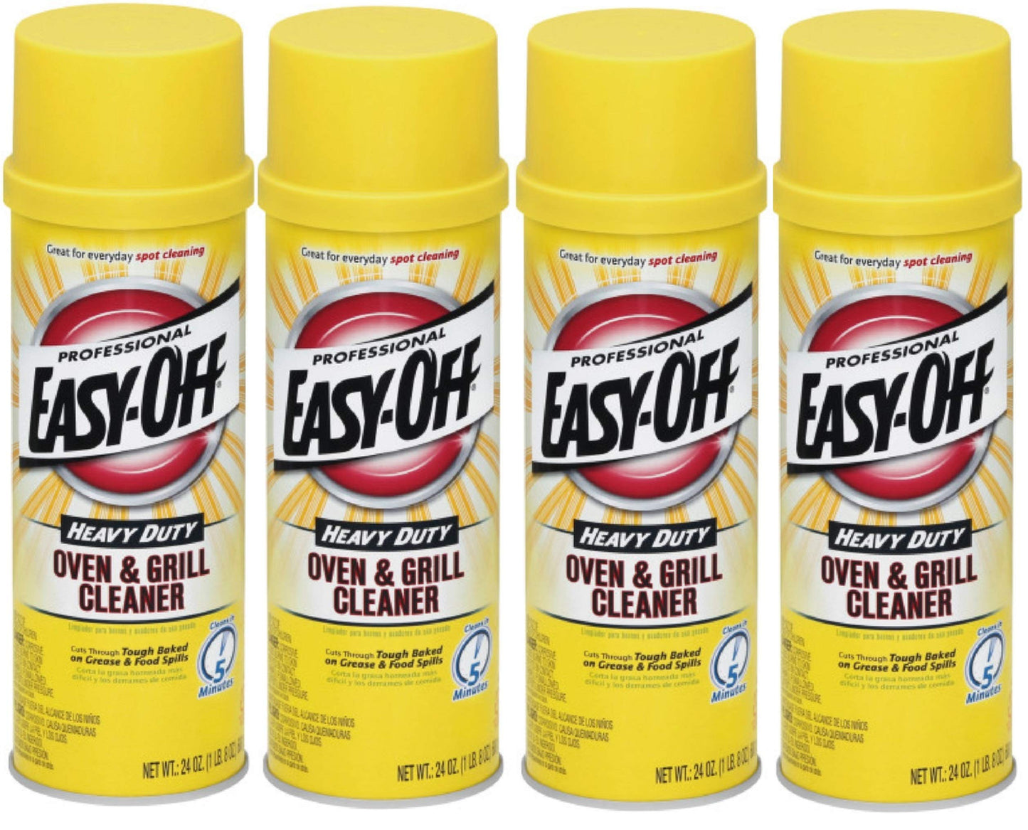 Easy-Off Professional Oven & Grill Cleaner 24 oz (Pack of 4)