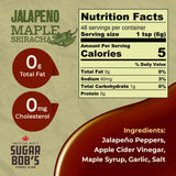 Sugar Bob's Finest Kind, Hot Sauce Variety Pack & Gift Set, Includes Vermont Maple Sriracha, Jalapeno and Habanero Hot Sauces, (Pack of 3)