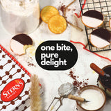 Black and White Cookies, New York Style | Gourmet Cookies Gift Box | 12 Individually Wrapped | Kosher, Nut Free & Dairy Free | Stern’s Bakery