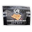 Bearded Butchers DIY Classic Bratwurst Kit - Seasons Up to 25 lbs of Meat for Authentic Homemade Brats - Use as a Base for Custom Flavors or Enjoy the
