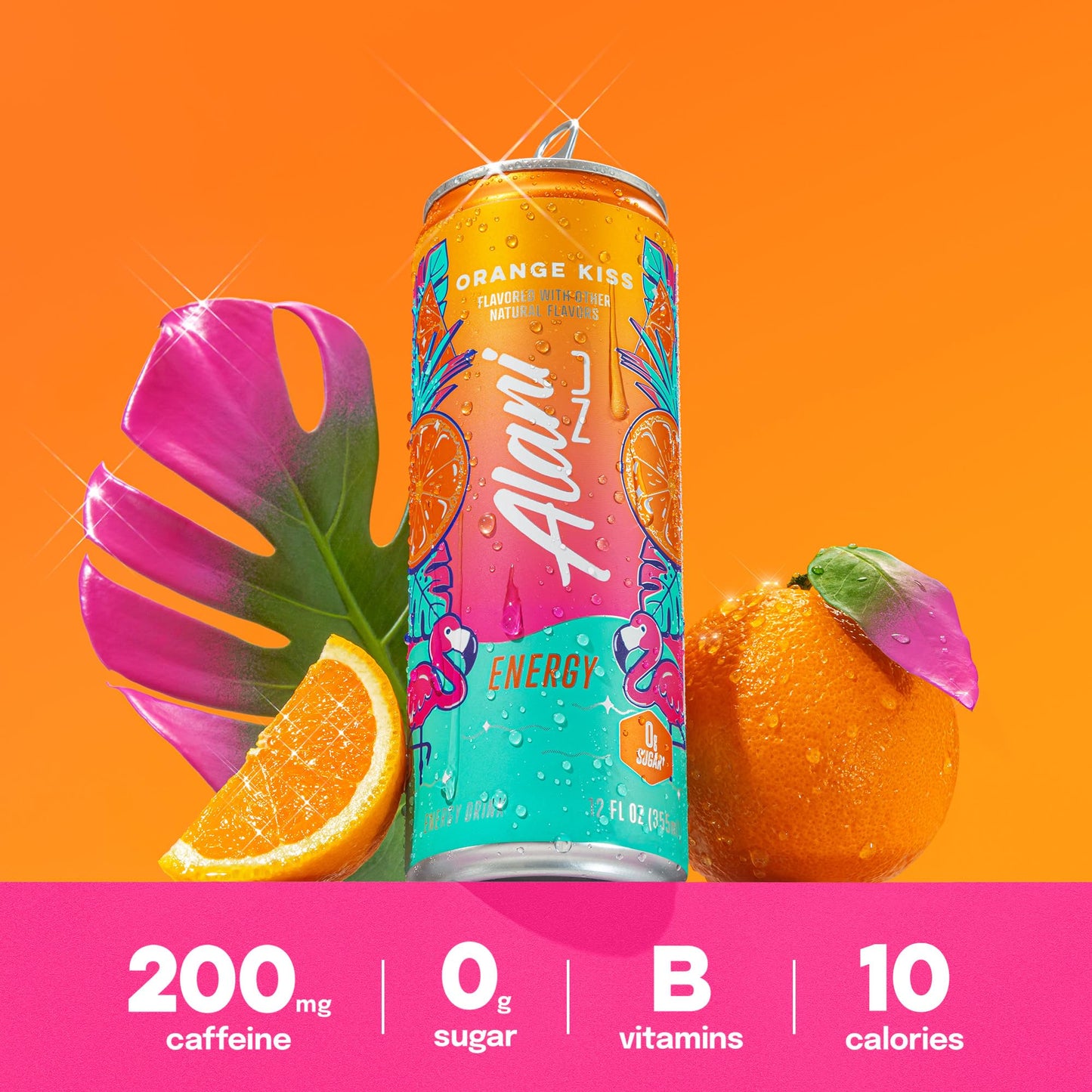 Alani Nu Orange Kiss Sugar Free Energy Drink (Pack of 12)