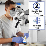 INNOVATIVE HAUS Indigo Nitrile Exam Gloves. Powder Free, Latex Free, Disposable. Ideal for Medical, Food Handling, Cleaning. Extra Large - 100 Pack