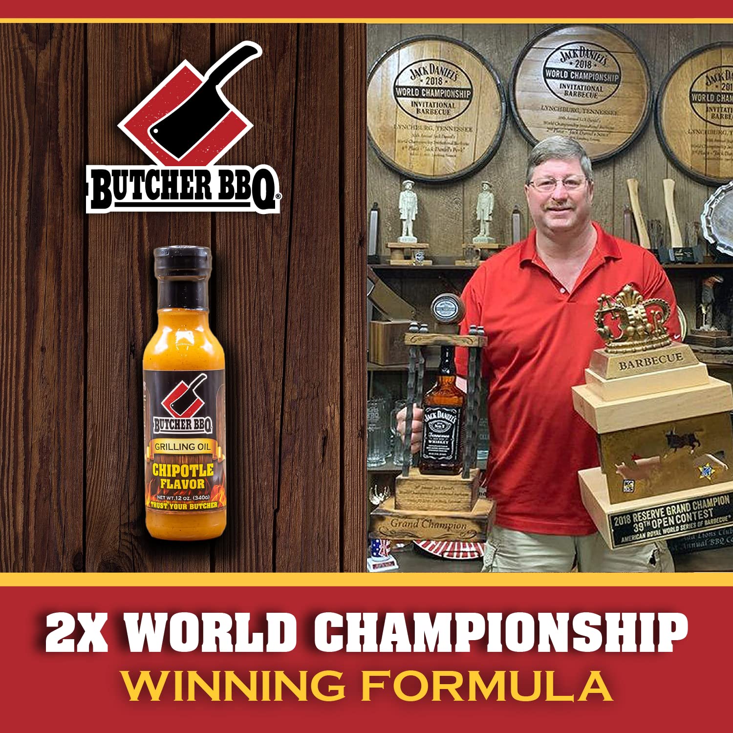 Butcher BBQ Grilling Oil Chipotle,12 oz