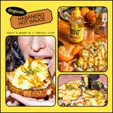 Organic Habanero Hot Sauce by Yellowbird - Organic Hot Sauce with Habanero Peppers, Garlic, Carrots, and Tangerine - Plant-Based, Gluten Free, Non-GMO