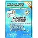 Drain & Pipe Drain-Eze Pro for Main Sewer and Septic Lines. Build-Up Remover-Conditioner (24-Treatments (24))