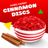 Cinnamon Discs Hard Candy | 1 Pound Bag | Cinnamon Candy | Hard Candies Individually Wrapped | Old Fashioned Candy for Office Bowls, Snacking