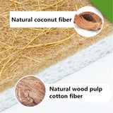 12 Pack Natural Cellulose Biodegradable Sponges, Non Scratch Kitchen Cleaning Sponge, Eco Friendly Coconut Fiber and Wood Cellulose Scrubber Sponge