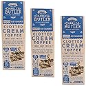 Charles Butler Clotted Cream Toffees 6.7 Oz (Pack of 3) | Handmade English Creamy Toffee Candy Individually Wrapped | Old-Fashioned British Sweets