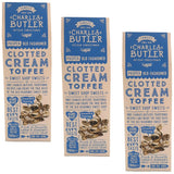 Charles Butler Clotted Cream Toffees 6.7 Oz (Pack of 3) | Handmade English Creamy Toffee Candy Individually Wrapped | Old-Fashioned British Sweets