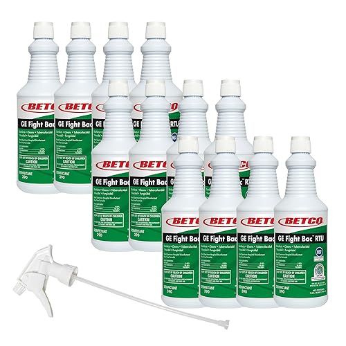 Betco GE Fight Bac RTU Disinfectant. Certified Design for the Environment. Gentle Citric Acid Active. 32 oz. (Case of 12)