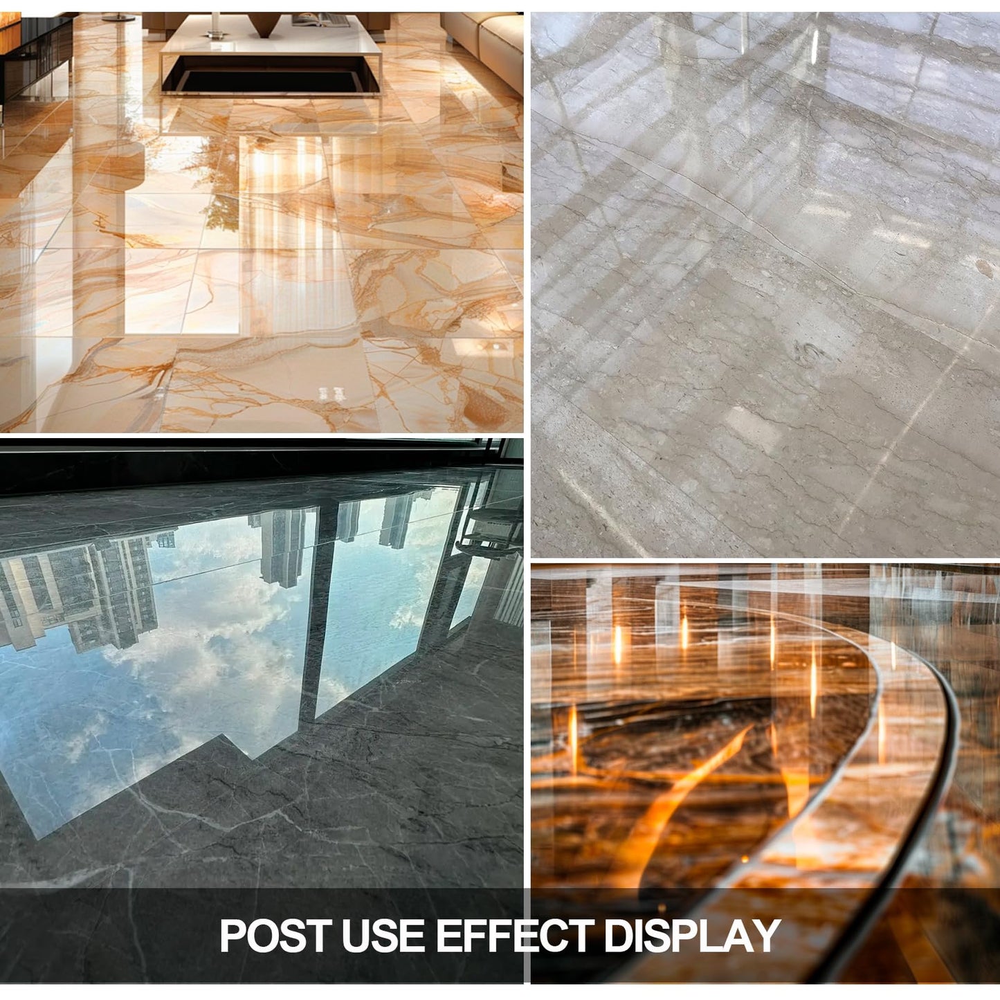 Marble Polishing Paste, Polishing Compound - Quartz Cleaner Countertop, Granite Cleaner & Marble Sealer and Protector-Multi-Surface Stone Care