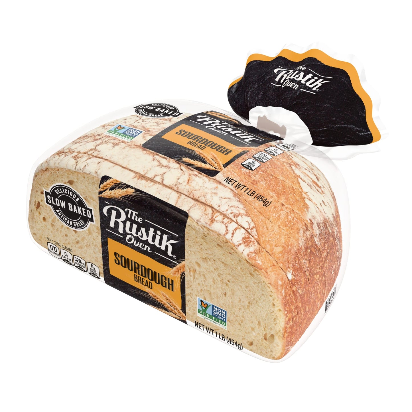 The Rustik Oven Sourdough Bread, Bread Free From Artificial Colors and Flavors, 16 Oz Loaf