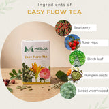 Merja Herbs Easy Flow Tea - Tea for Prostate Support - Mediterranean Loose Tea - Caffeine Free - 100% Natural & Premium Quality 250gr 8.82 oz