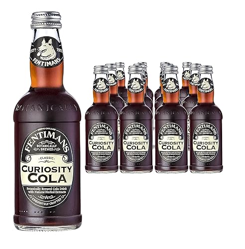 Fentimans Sparkling Curiosity Cola - Healthy Soda, All Natural Soda, Craft Soda with No Artificial Flavors, Preservatives, or Sweeteners, Botanically