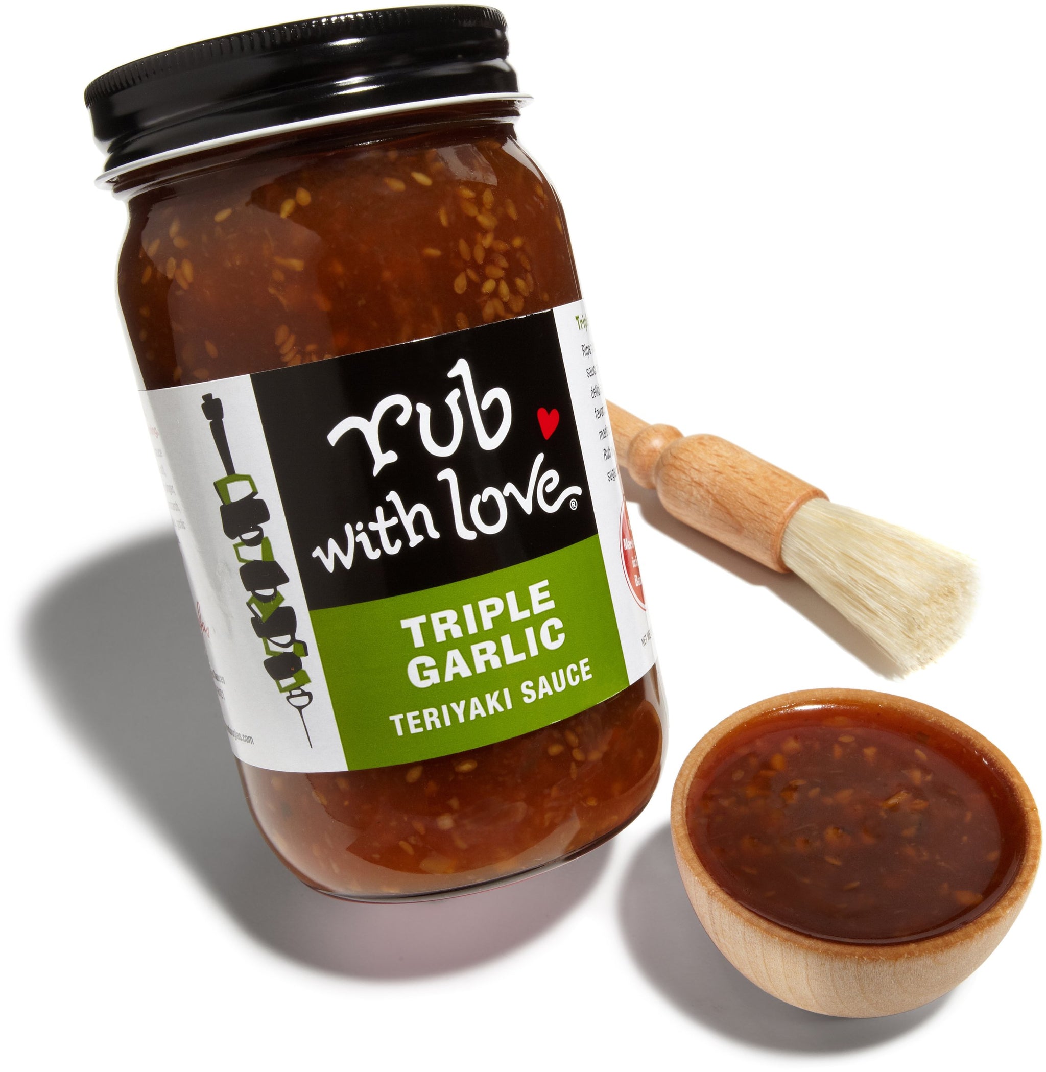 Rub with Love Triple Garlic Teriyaki Sauce By Tom Douglas, 19 Ounce