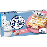 Pillsbury Toaster Strudel Frozen Pastries, Cream Cheese and Strawberry, 6 Ct, 11.7 oz