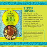 Maya Kaimal Tikka Masala Sauce, Mild Indian Simmer Sauce with Tomato and GaramMasala Spices. Vegetarian, Gluten Free (7 Ounces (Pack of 3), Tikka