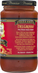 Delgrosso, Pepperoni Flavored Traditional Pizza Sauce, 14 Ounce