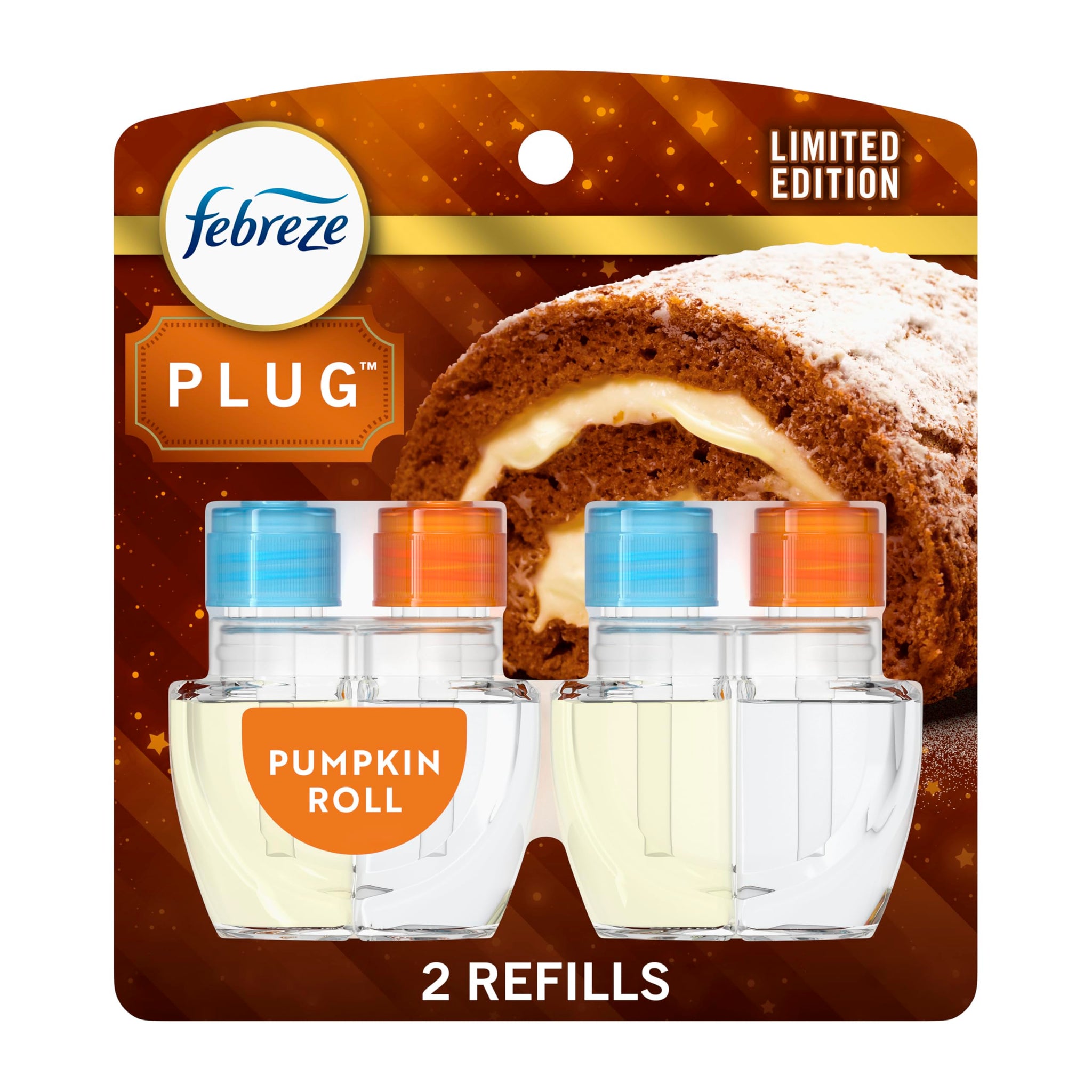 Febreze Plug In Air Freshener, Odor-Fighting Scented Oil Refill, Air Fresheners for Home and Bathroom and Kitchen, Long Lasting for Strong Odors