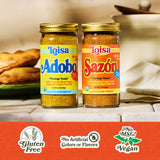 Loisa Adobo + Sazon Duo - USDA Organic, Non-GMO, No-MSG, No Preservatives, No Artificial Coloring, No Artificial Flavors