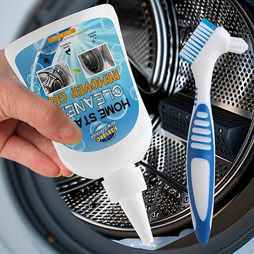 Mold Stain Remover Gel,Washing Machine Cleaner Front Load Washer Gasket Mold Remover Home Stain Cleaner Cleaning Gel for Grout Caulk, Bathroom