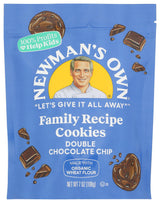 Newman's Own Family Recipe Cookies, Double Chocolate Chip, 7 oz