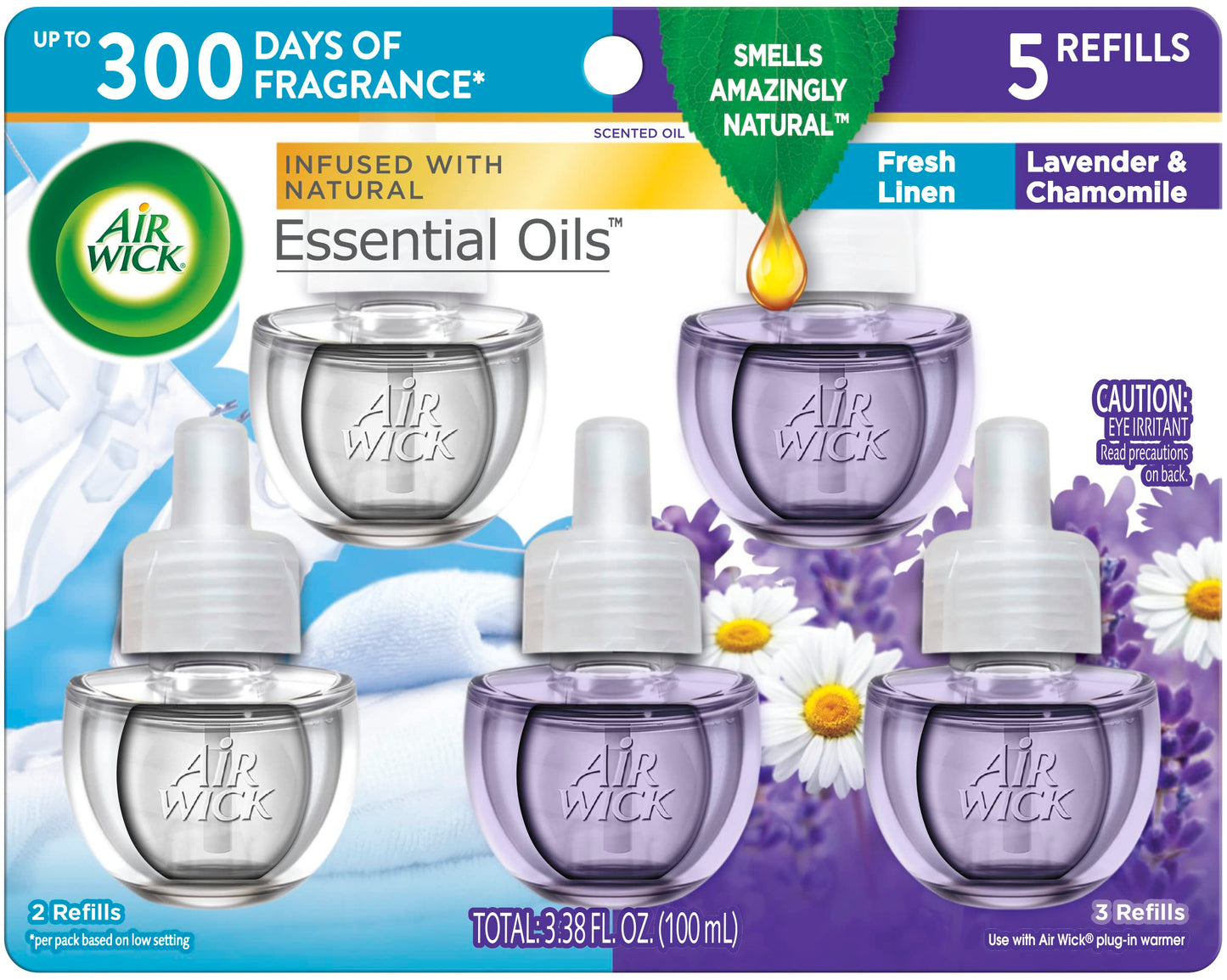 Air Wick Scented Oils 0+5 MIXED Fresh Linen & Lavender