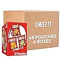 Cheez-It, Baked Snack Cheese Crackers, Variety Pack, Original, White Cheddar, Cheddar Jack, 12.1oz (4 Count)