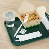 Restaurantware Utensil Kit 500 Pack of Plastic Cutlery Set Individually Wrapped Knife Fork Spoon Set with Napkin And Condiments For Take Out Catering