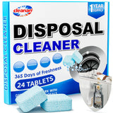 Foaming Garbage Disposal Cleaner and Deodorizer Tablets-24 Pack Food Disposal Cleaner, Quickly Eliminates Odors, XL Powerful Foaming Action