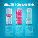 Red Bull Energy Drink SugarFree Variety Pack, Zero, Peach, Iced Vanilla Berry, with 80mg Caffeine, Taurine & B Vitamins, 8.4 fl. oz, Pack of 12 Can