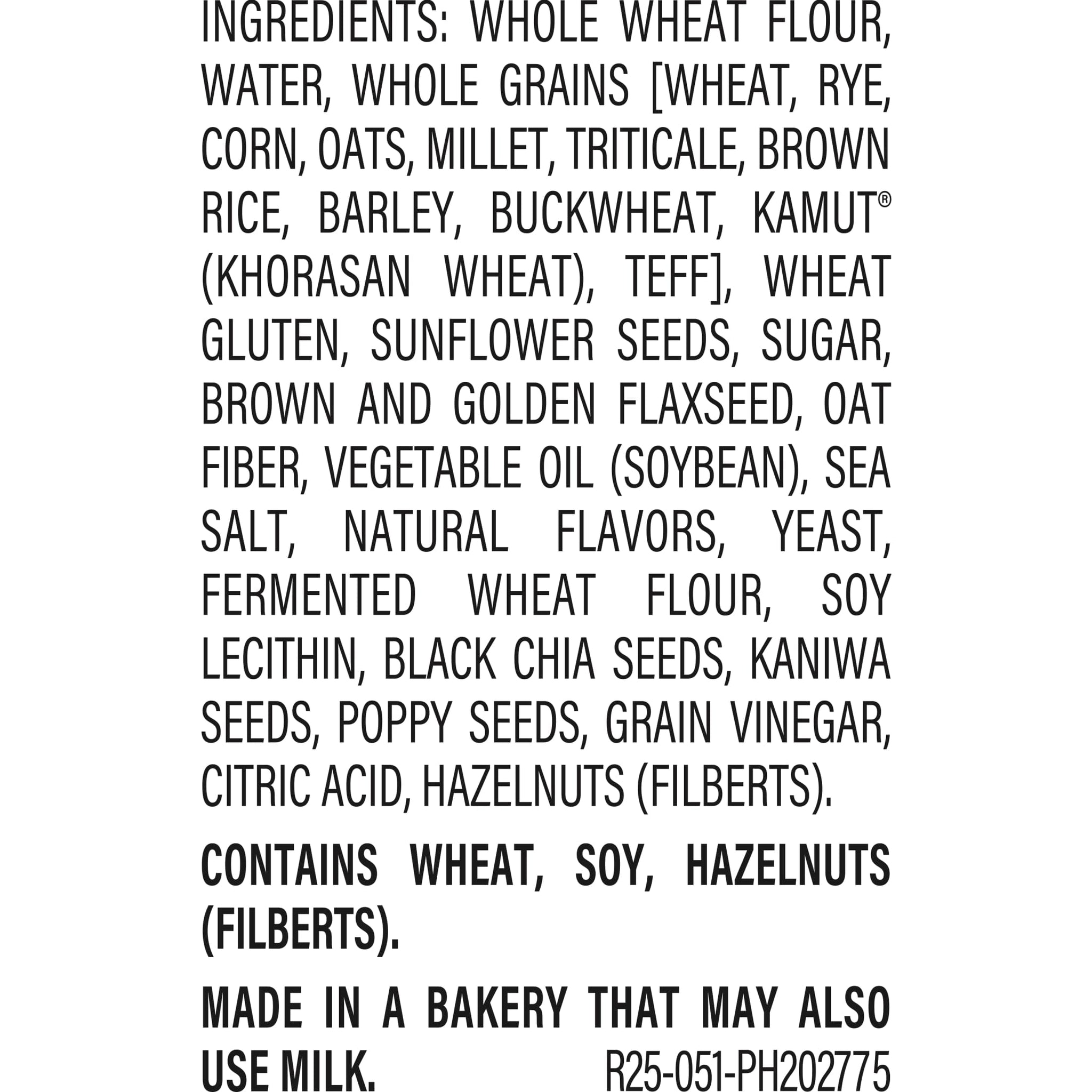 Arnold Whole Grains 12 Grains and Seeds Whole Grain Bread, Bread Free From Artificial Colors, Flavors and Preservatives, 24 oz Loaf