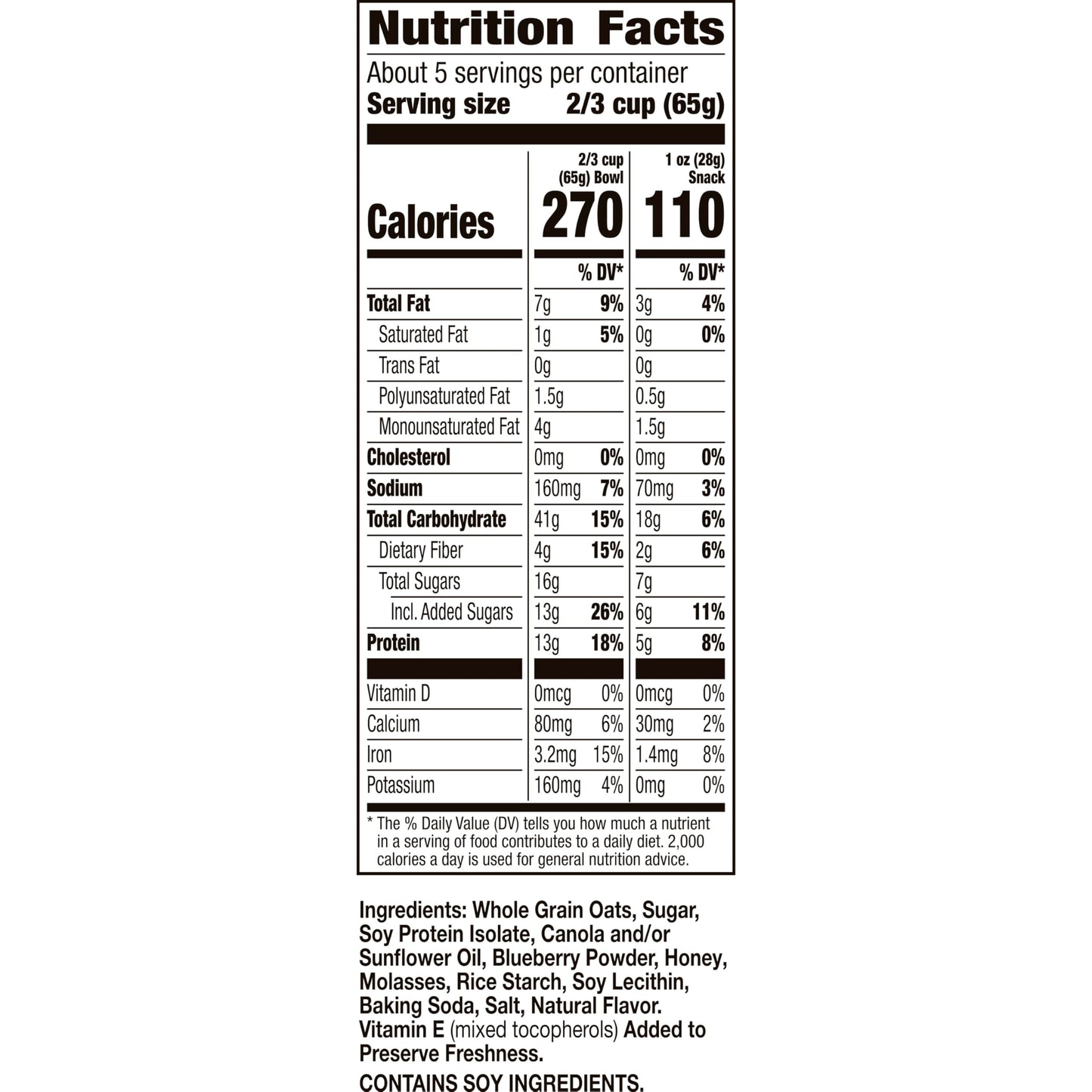 Nature Valley Protein Granola, Blueberry Muffin Flavor, Resealable Snack Pouch, 11 oz