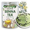 5.29oz Premium Senna Leaf, Cut & Sifted Plant-Based Tea, Bottle Packing, No Additives Pure Senna Leaves for Steeping Hot or Iced Tea?3-5 mins Steeping