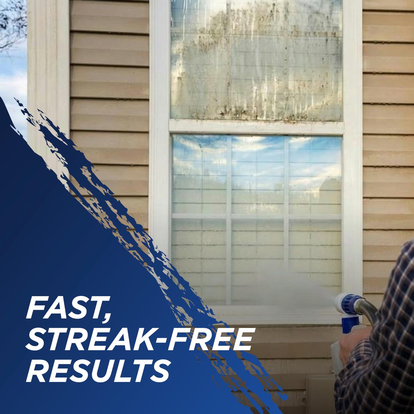 30 SECONDS Outdoor Window & Screen Concentrated Cleaner for Glass, Patio Doors, Fiberglass, Furniture - No Screen Removal Required, Spray & Rinse