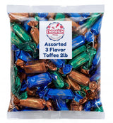 Assorted Toffee Candy - 2 lbs of Fresh Delicious Assorted Individually Wrapped Toffee