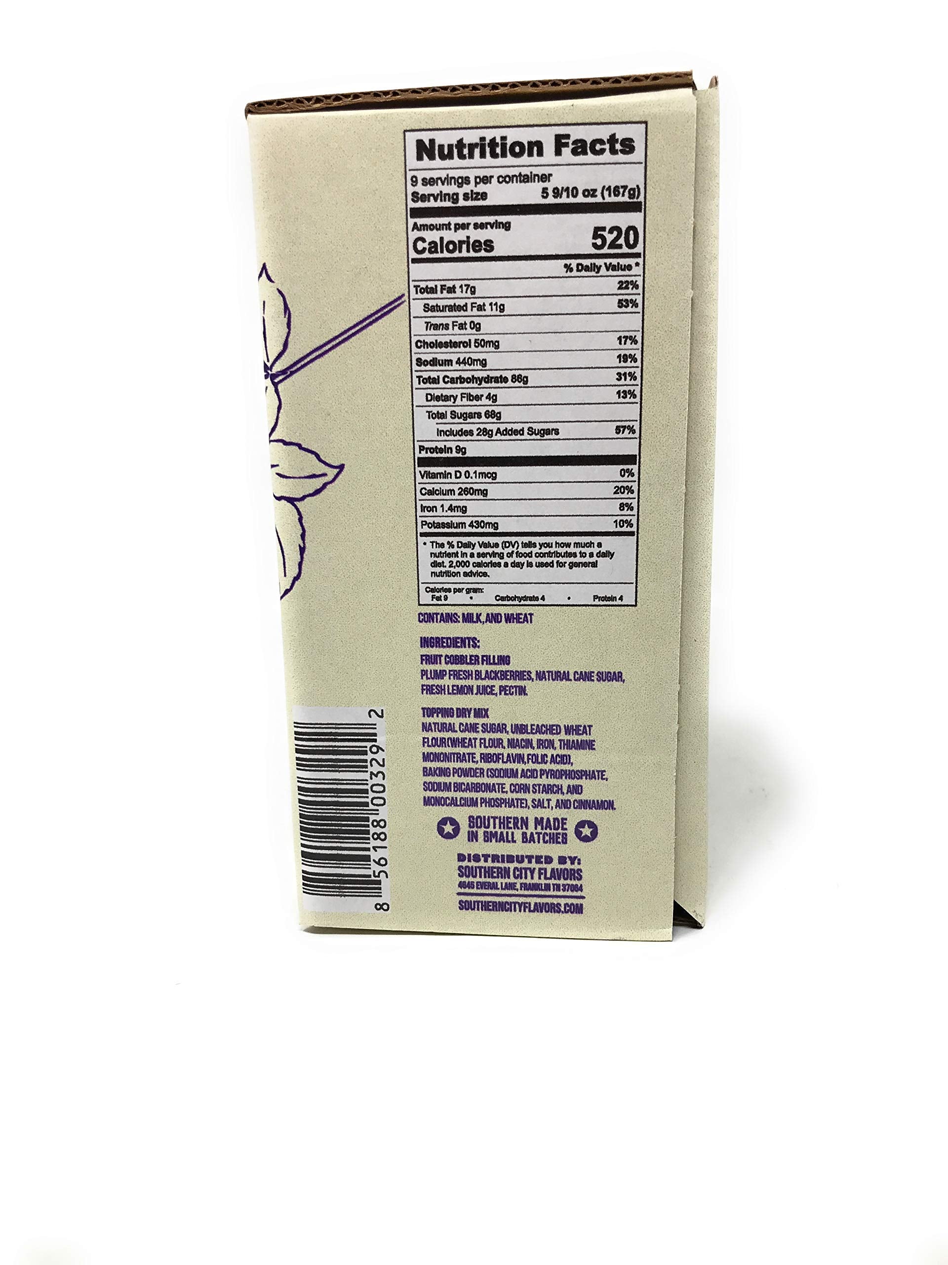 Southern City Flavors, Mix Cobbler Blackberry, 27 Ounce