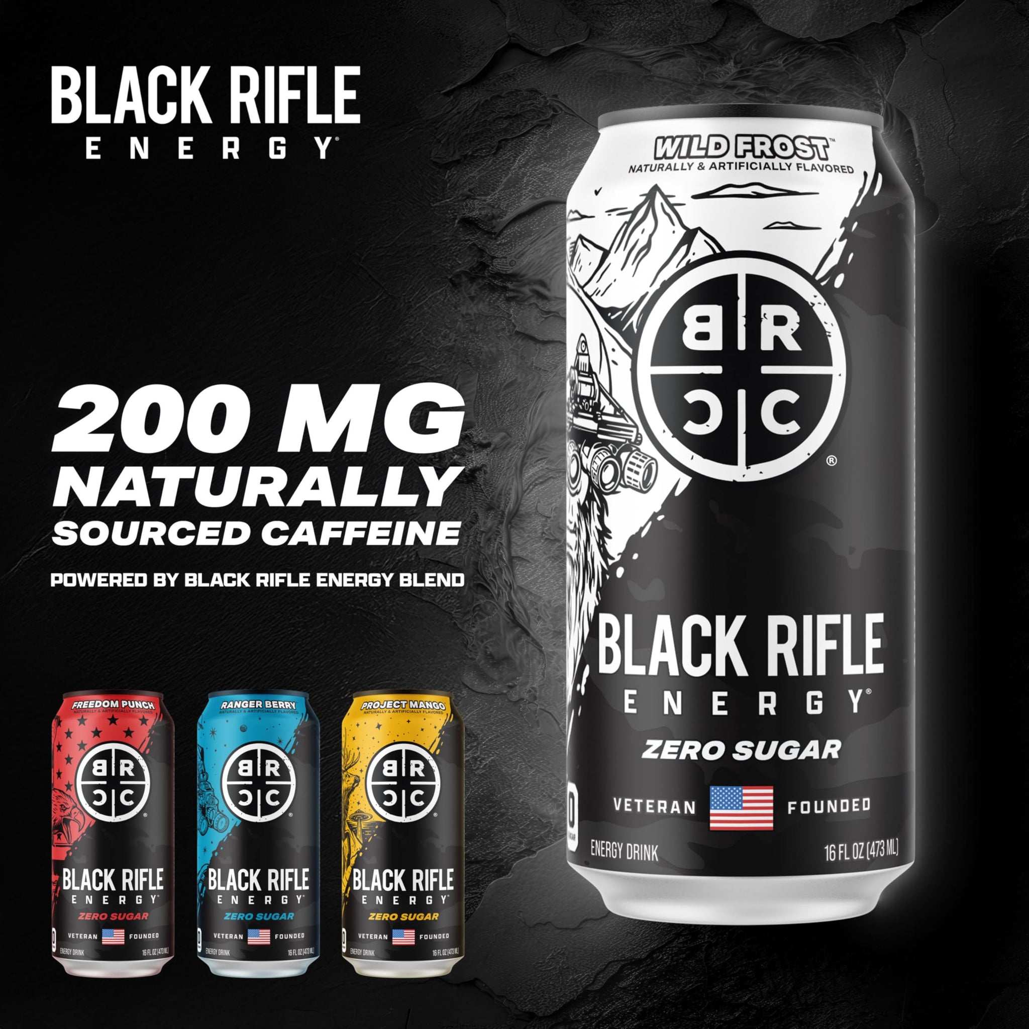 Black Rifle Coffee Company Wild Frost, 16 oz, 12 ct